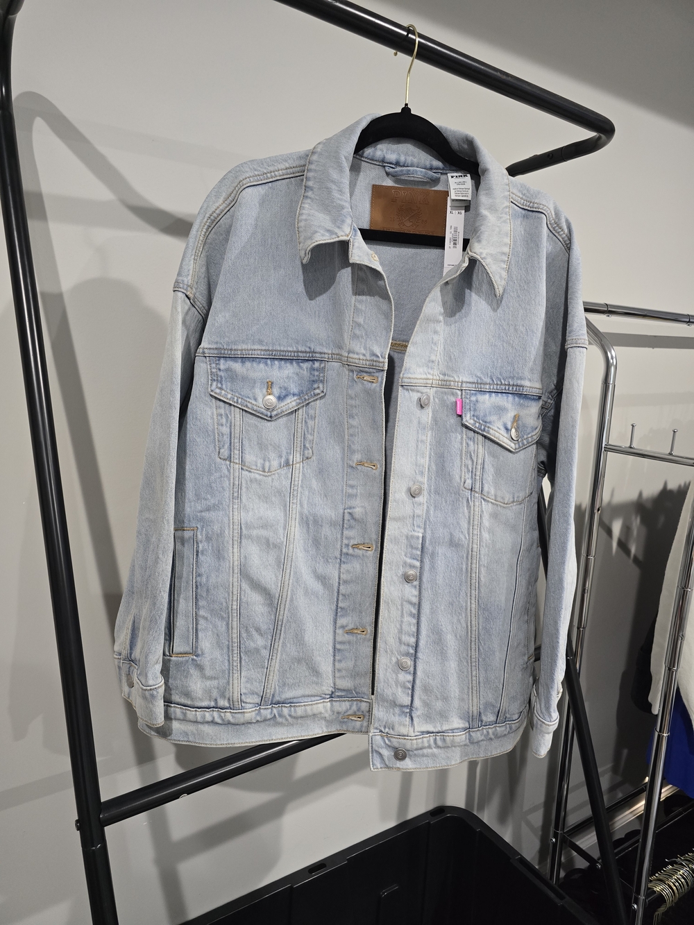 PINK Victoria's Secret Light Wash Denim Jacket